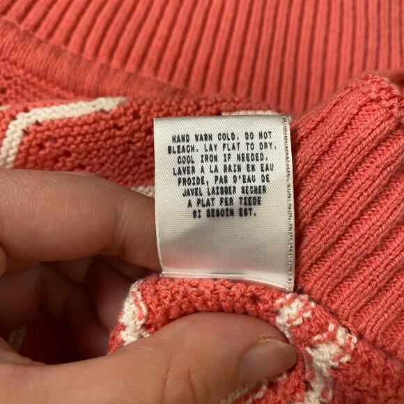 Guess Strapless Knit Top Womens Size M Striped Pink White Y2K - Picture 8 of 8